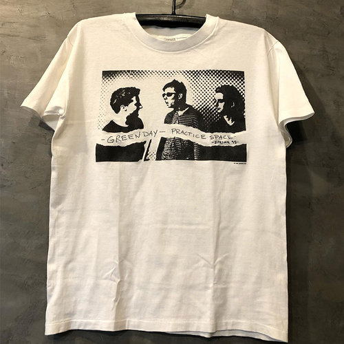 绿日乐队宽松短袖T恤复古vintage