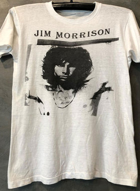 Jim Morrison吉姆·莫里森人物潮牌印花短袖美式vintage古着T恤潮