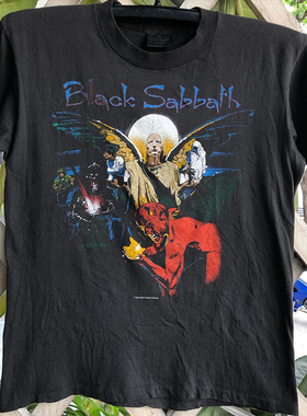 BLACK SABBATH黑色安息日乐队重金属摇滚风潮牌短袖oversizeT恤潮