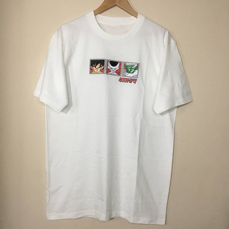 动漫七龙珠手绘插画周边t恤悟空弗利萨短笛大魔王三宫格印花短袖