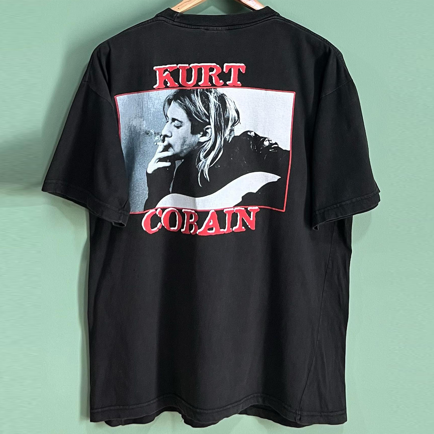 科特柯本周边美式重磅棉短袖T恤