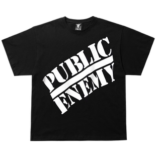 Public Enemy全名公敌字母创意嘻哈说唱Rap乐队男女街头短袖T恤潮
