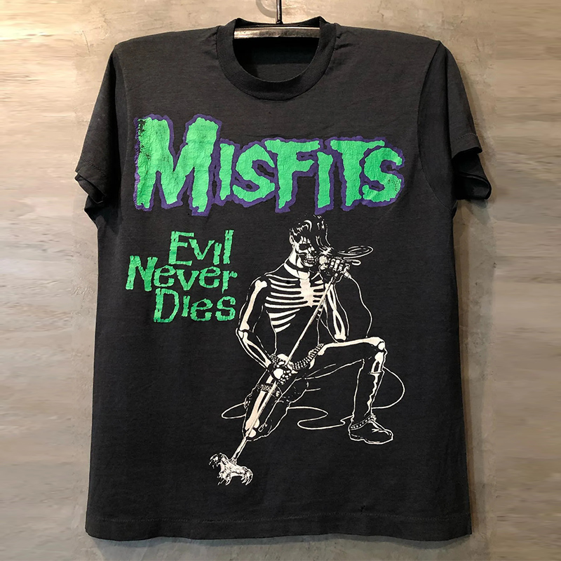 Misfits朋克摇滚oversizeT恤