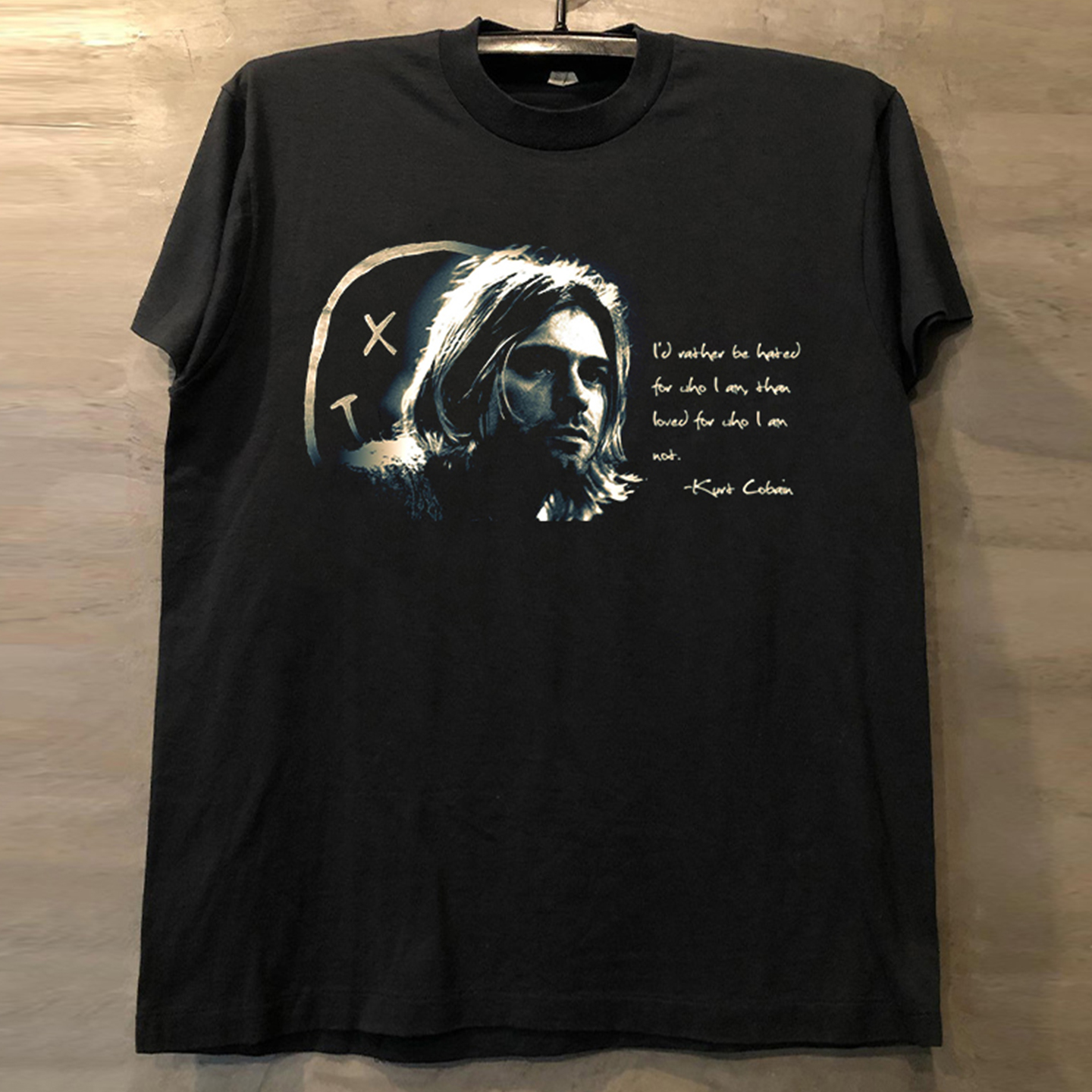 科特·柯本纪念款美式短袖T恤潮