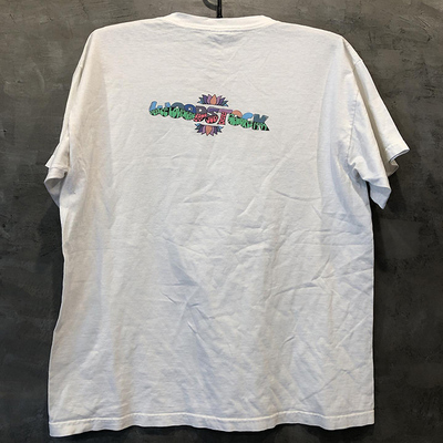 潮流ins超火潮牌复古短袖音乐节