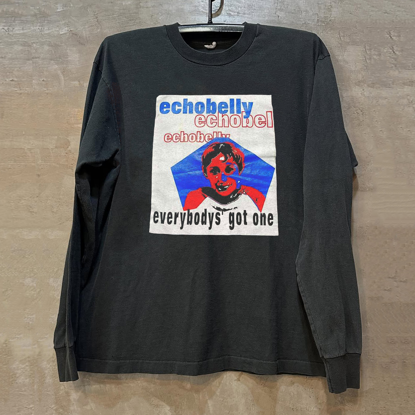 腹鸣乐队周边美式长袖情侣款上衣