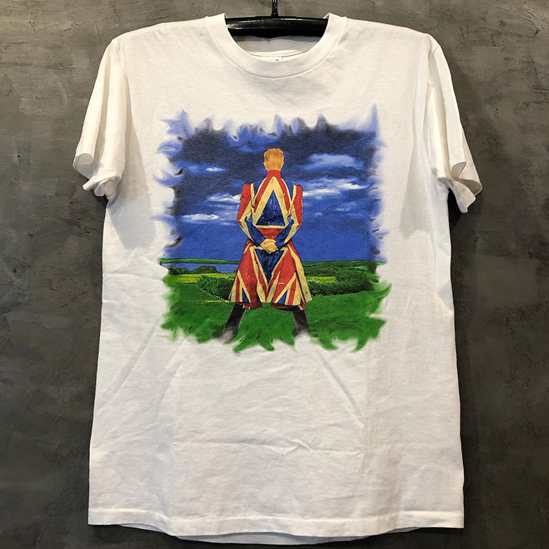 短袖美式复古男款vintageT恤图片