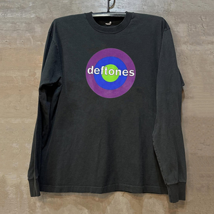Deftones摇滚乐队周边美式oversize街头小众潮牌长袖上衣情侣卫衣