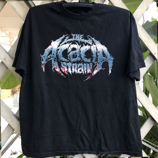The Acacia Strain金属核乐队经典潮牌短袖vintage古着重磅棉T恤