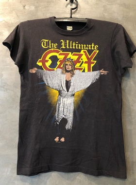 Ozzy Osbourne摇滚乐队男女短袖T恤潮流宽松oversize金属ins超火
