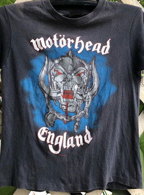 Motorhead重金属摇滚乐队嘻哈朋克风潮牌短袖美式vintage古着T恤