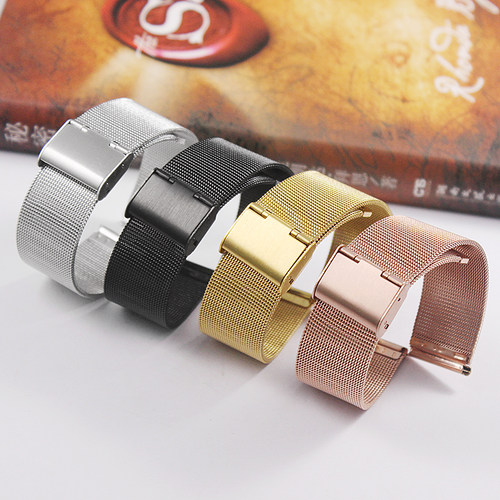 适用WellyMerck威利默克表带钢带