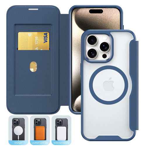 iPhone磁吸翻盖全包防摔手机壳