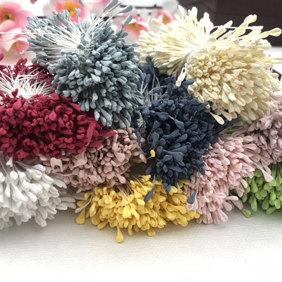 古风哑光玫瑰发簪步摇花心