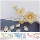 20片描金16 23mm树脂亚克力描金莲花花瓣diy古风发簪步摇材料