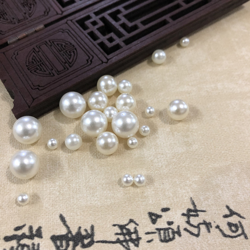 古风发簪步摇无孔仿珍珠饰品配件
