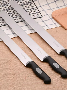 三能慕斯刀高级西点刀平口刀 切面包蛋糕刀切慕斯35 40 45cm可选