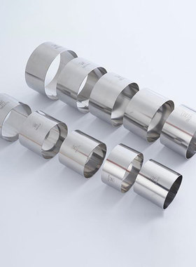 三能模具SN3473 3474 3475 3476慕斯圈圆形蛋糕圈 不锈钢饼干切模