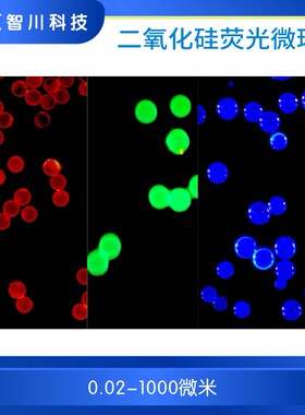 红色/绿色/黄色/蓝色二氧化硅荧光微球  稀土铕 时间分辨荧光微球
