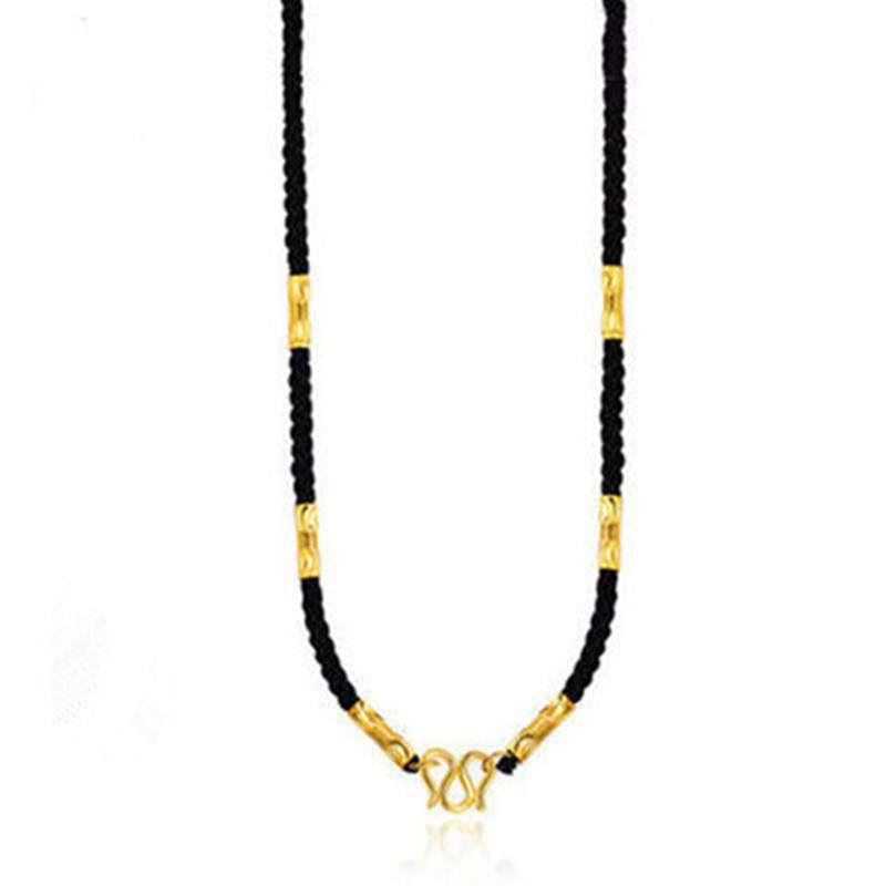 霸气【保色黄金项链】吊坠挂绳