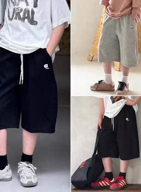 阳光爱橦童装26夏季新款男童女童短裤儿童休闲运动中裤五分裤5250