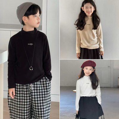 大E小e男女童保暖德绒发热打底衫