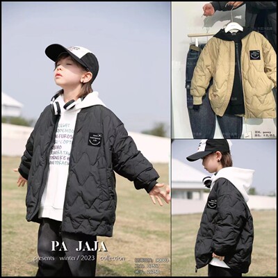 品牌童装轻薄羽绒服白鸭绒