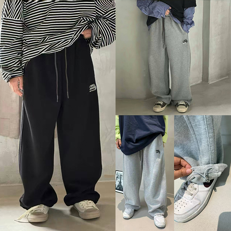 阳光爱橦中大童束脚或直筒运动裤