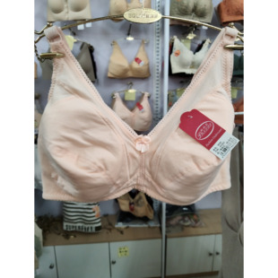 棉质舒适文胸无钢圈透气全罩杯薄棉杯 帕妮莉8636款