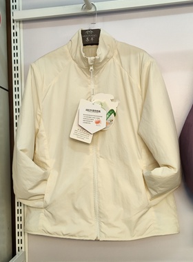 植氧泡泡衣552276女士轻便两面穿立领拉链上衣