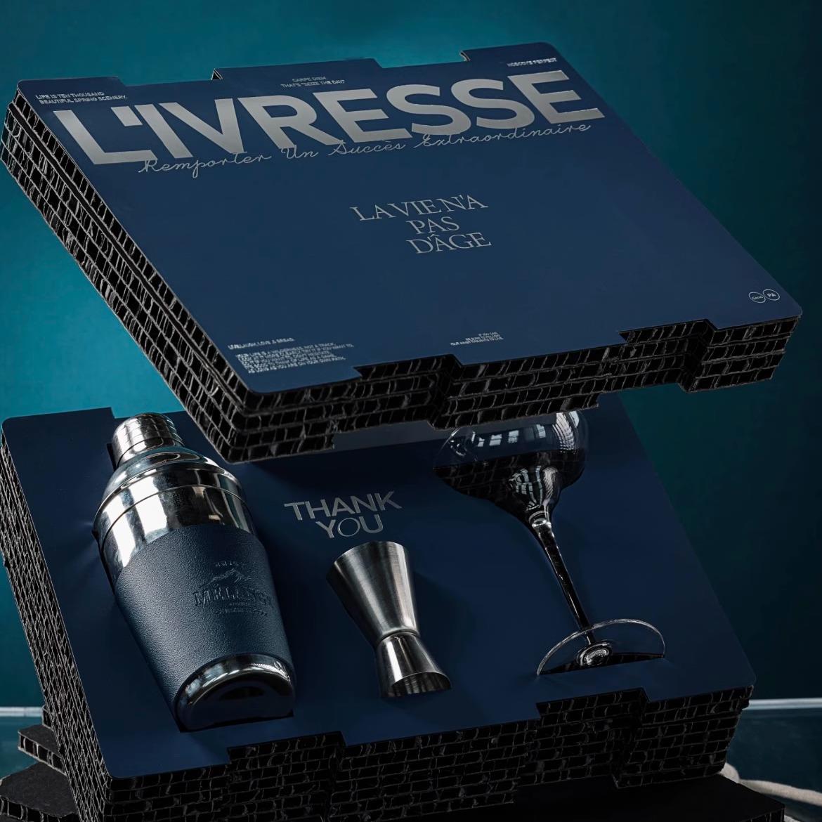 威士忌调酒器鸡尾酒雪克壶酒杯套装定制公司年会客户伴手礼批量订