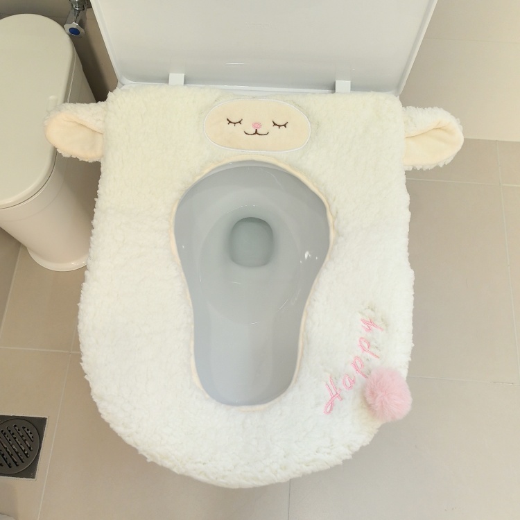 毛绒亲子马桶垫坐便圈卡通可爱
