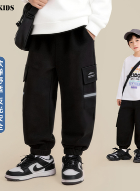儿童工装裤2026新款男童春款潮流休闲时尚休闲裤QA9069华子童装