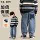 2025新款 男童冬款 潮流加绒加厚休闲裤 儿童牛仔裤 DE7579华子童装