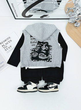 儿童马甲秋冬款2025新款秋装男童外套时尚潮 HZ25772