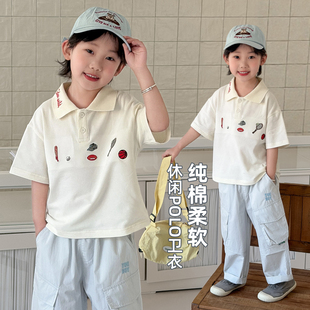 儿童夏装短袖POLO衫男童T恤薄款2026新款 BD26889