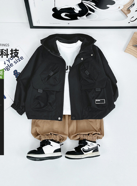 男童外套秋冬款2025新款秋装儿童夹克潮 D-AC24175