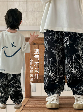 男童裤子薄款休闲裤夏装宽松长裤儿童 WG29026