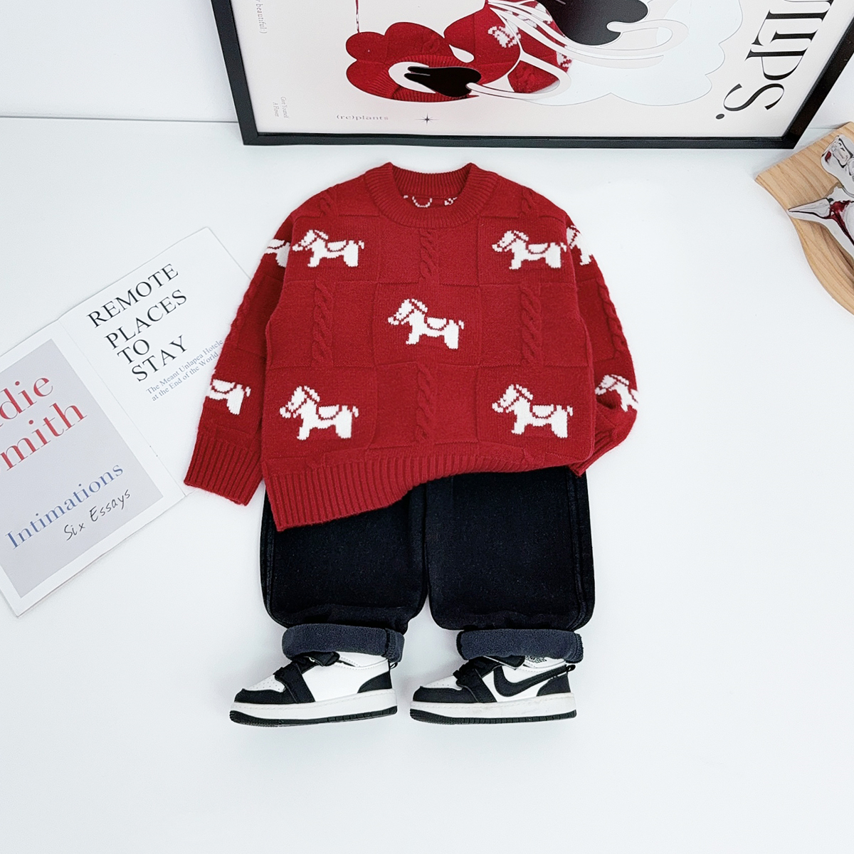 男童毛衣打底衫儿童衣服2025新款秋冬装 YMDX211