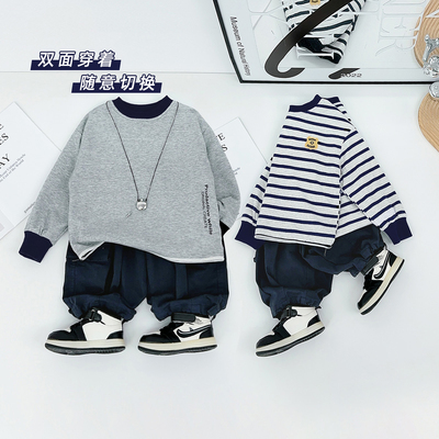 儿童卫衣长袖2025秋新款秋装男童秋冬上衣 UTT73108