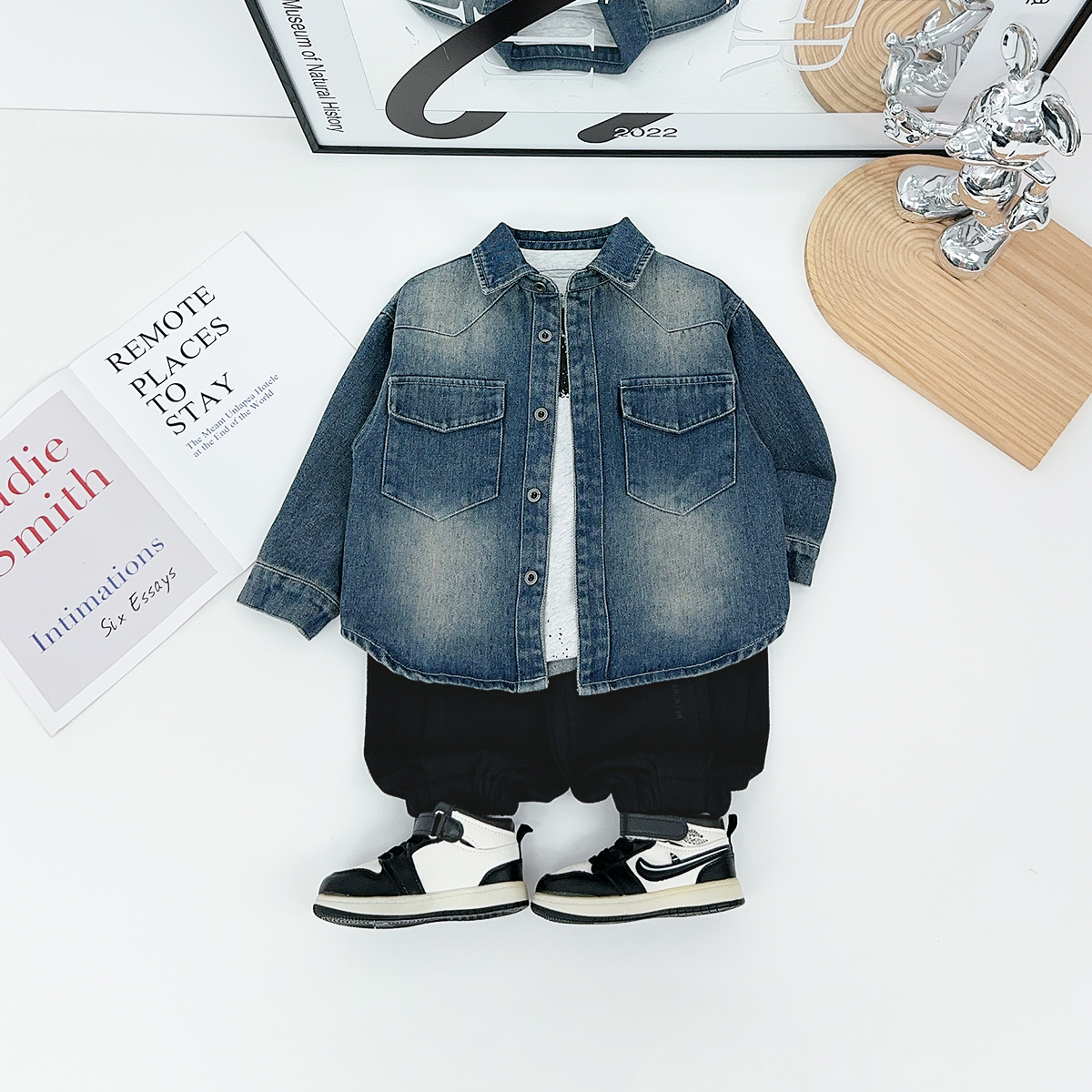 男童牛仔外套秋冬2025秋季新款秋装儿童夹克潮LL3920