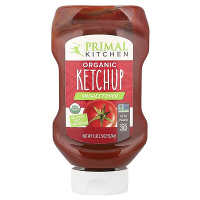 美国Primal Kitchen 生酮和原始饮食无添加糖番茄酱拌面酱524克