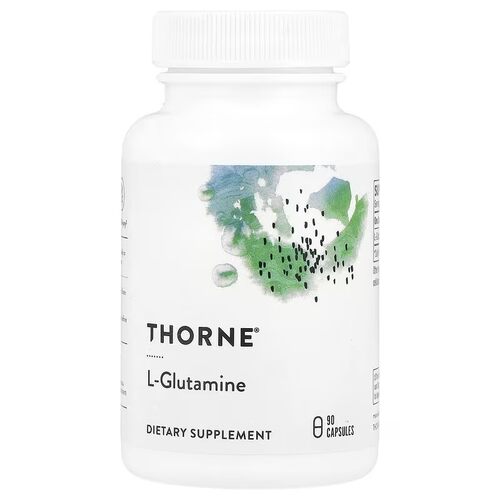 美国Thorne 悦恩 L-谷氨酰胺500毫克90粒运动后恢复肠道黏膜健康