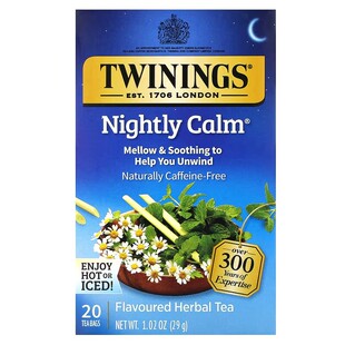 现货Twinings 川宁天然洋甘菊晚间睡眠安神减压不含咖啡因20茶包