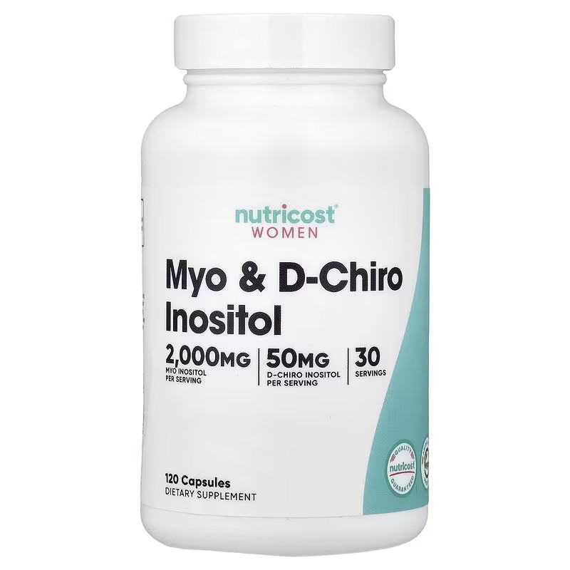 美国Nutricost 女性Myo+D-手性肌醇120粒2000mg卵巢健康备孕多囊图片