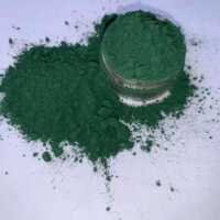 Natural malachite powder, stone green pigment, mineral head green, Thangka raw material, traditional Chinese painting head green, second green ore thumbnail 8