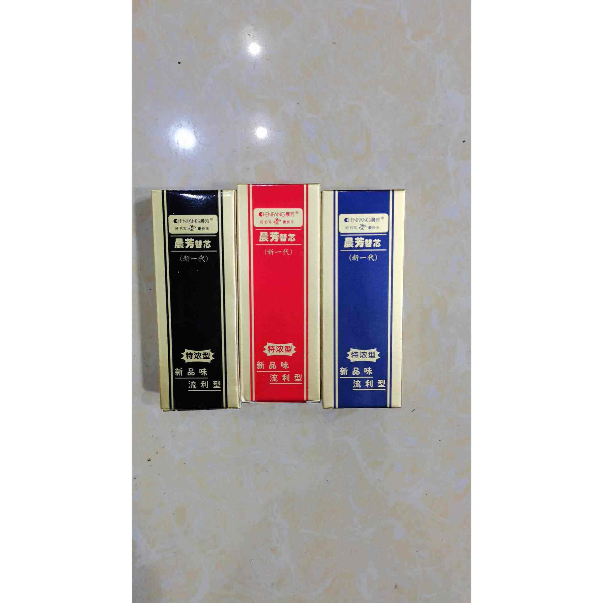 晨芳圆珠笔芯0.7mm原珠笔芯100只装106圆珠笔芯按动圆珠笔芯红色
