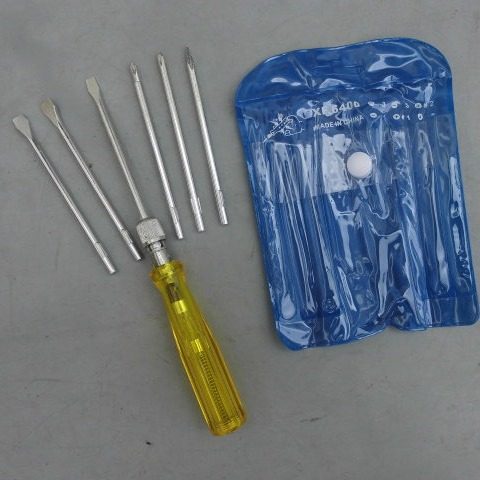 出口货组合测电笔旋具多用换头批多功能组合螺丝批家用测电工具