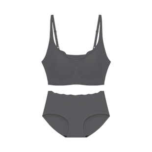 HENNY RUE| Traceless系列 软支撑防下垂收副乳无痕内裤内衣套装