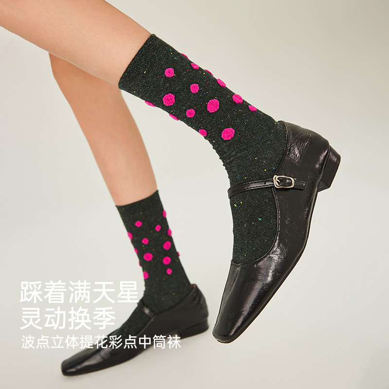 法式复古4cm中跟鞋HENNYRUE显瘦